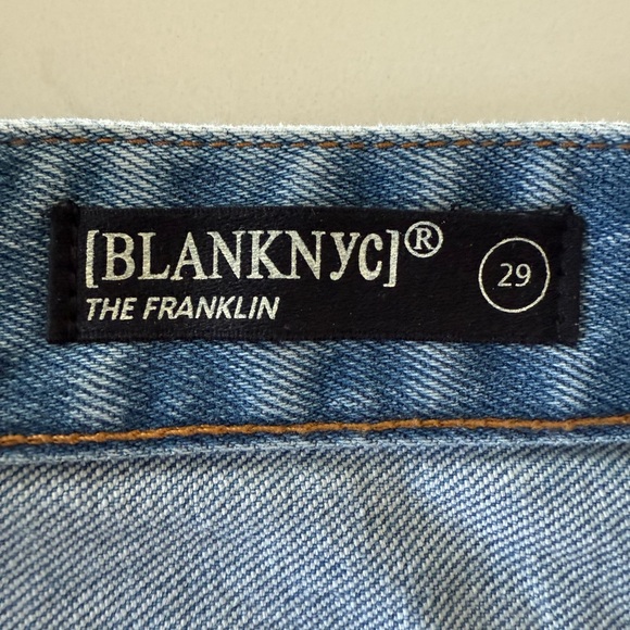🌟 BLANKNYC Franklin Rib Cage High Waist Straight Leg Jeans ~ Size 29 - Picture 4 of 6